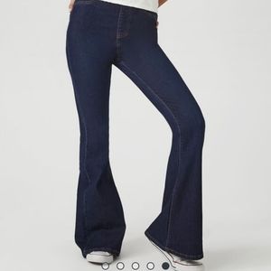 Forever 21 stretch denim flare jeans